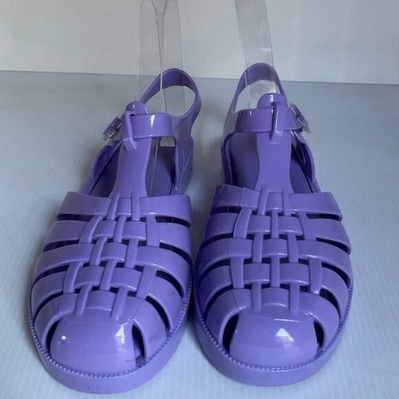 Mini Melissa Jelly Sandals • Purple • Toddler Size 2 • Girls - Picture 4 of 8